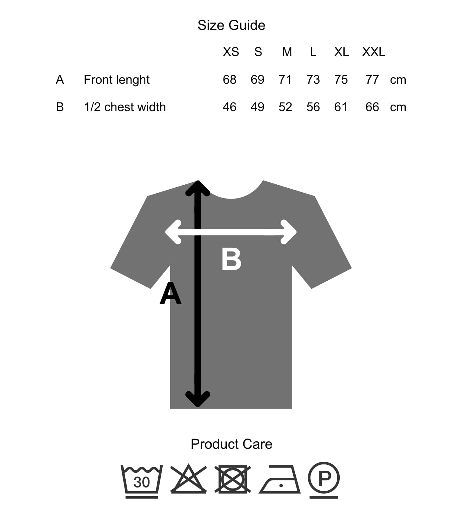 mens tshirt sizes